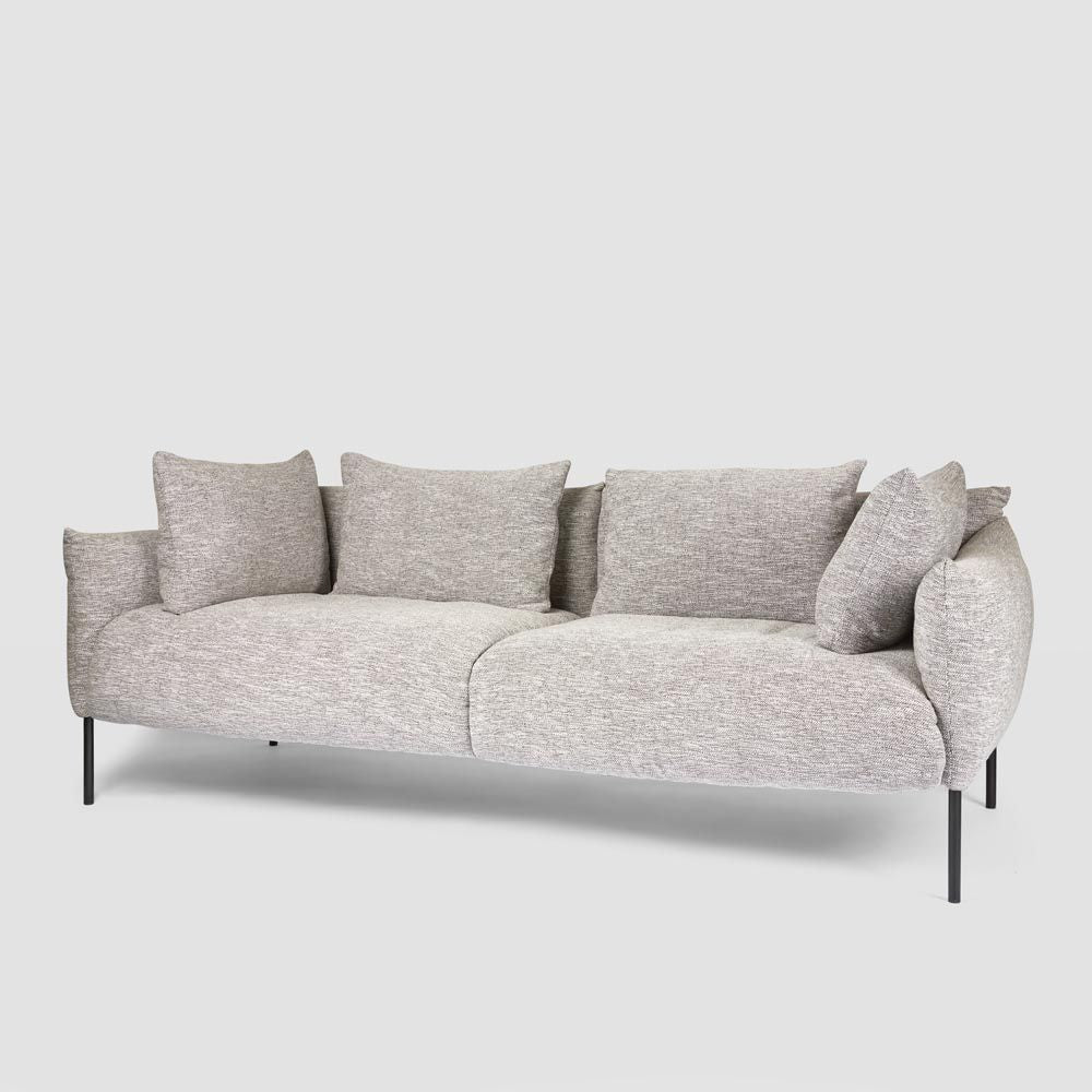 Giano Sofa 3 Seater Grey Fleck