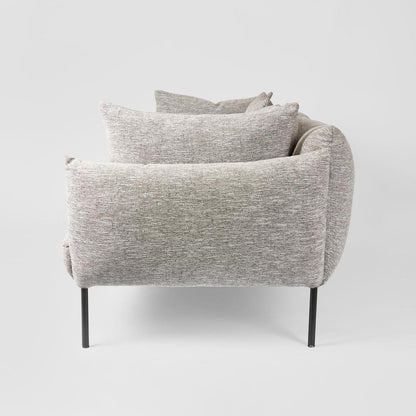 Giano Sofa 3 Seater Grey Fleck
