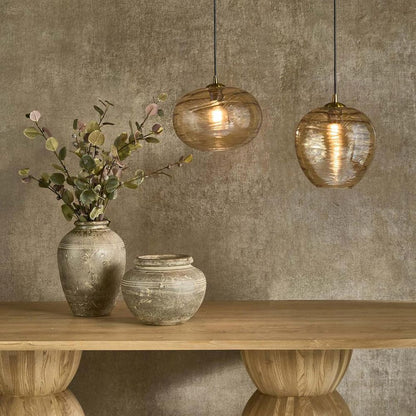 Hinza Ceiling Pendant Amber