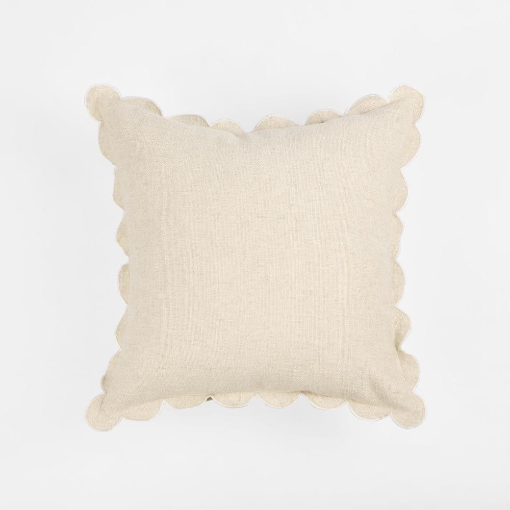 Cushion - Scallop 50X50Cm White