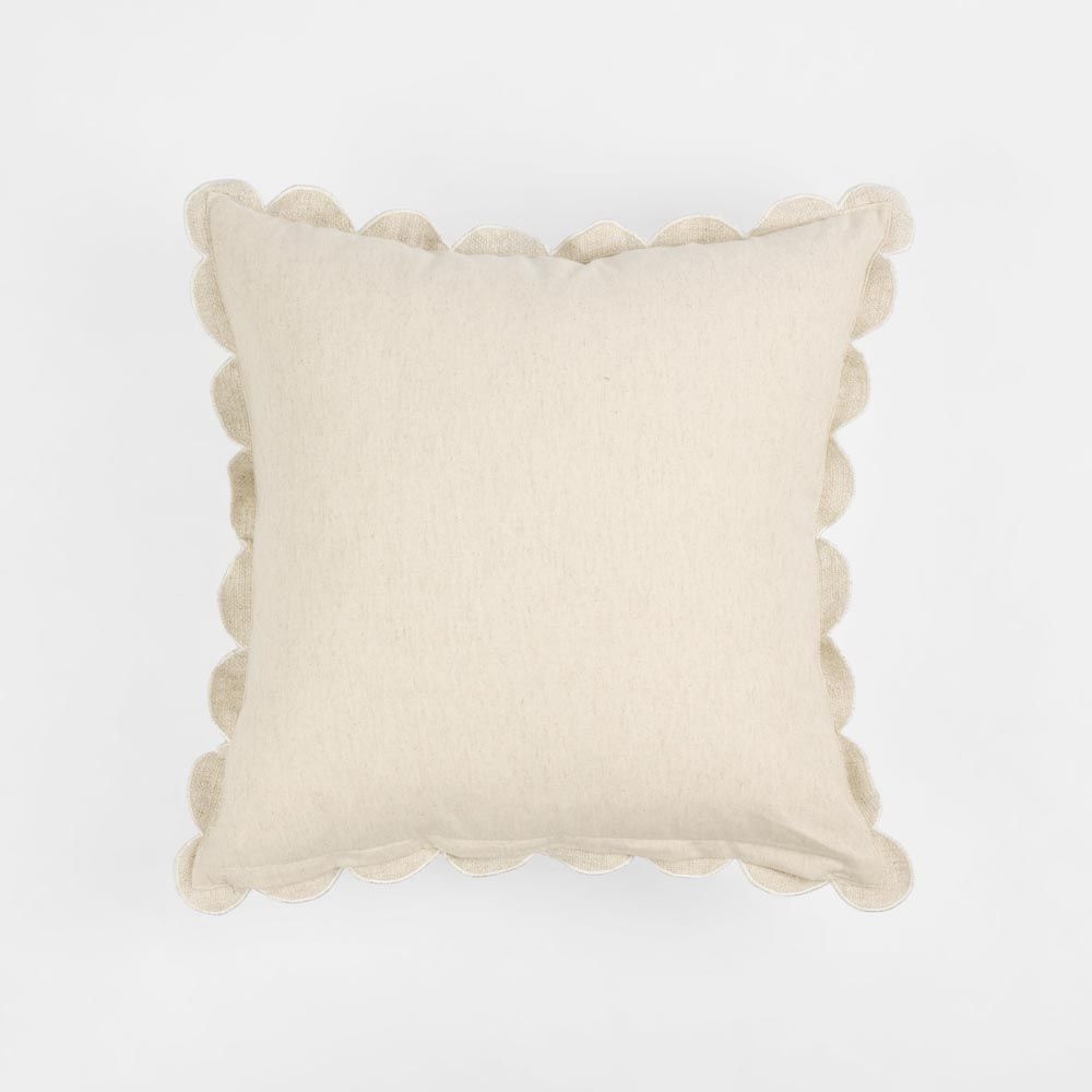 Cushion - Scallop 50X50Cm White