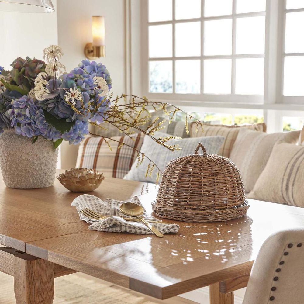 Round Basket W Cover S/2