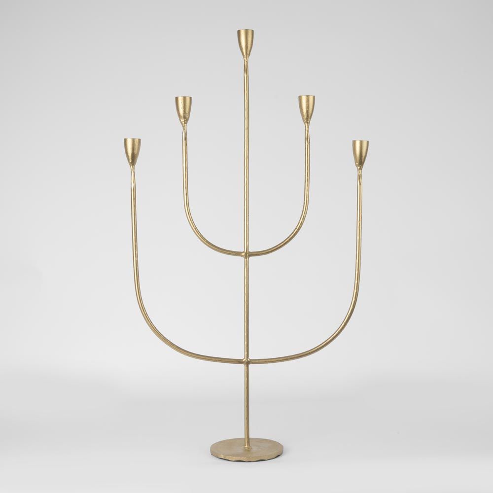 Joshua Candle Stand Brass