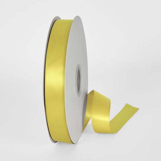 Lemon 91.4M - 25Mm Double Sided Satin Ribbon P728
