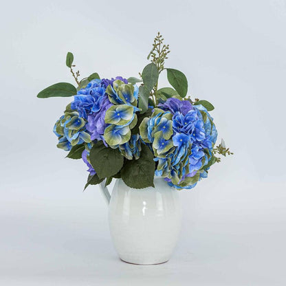 Real Touch Hydrangea 64Cm Blue