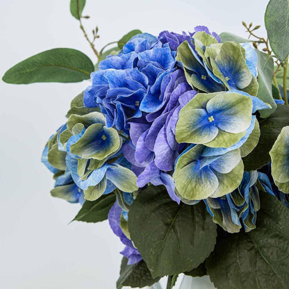 Real Touch Hydrangea 64Cm Blue