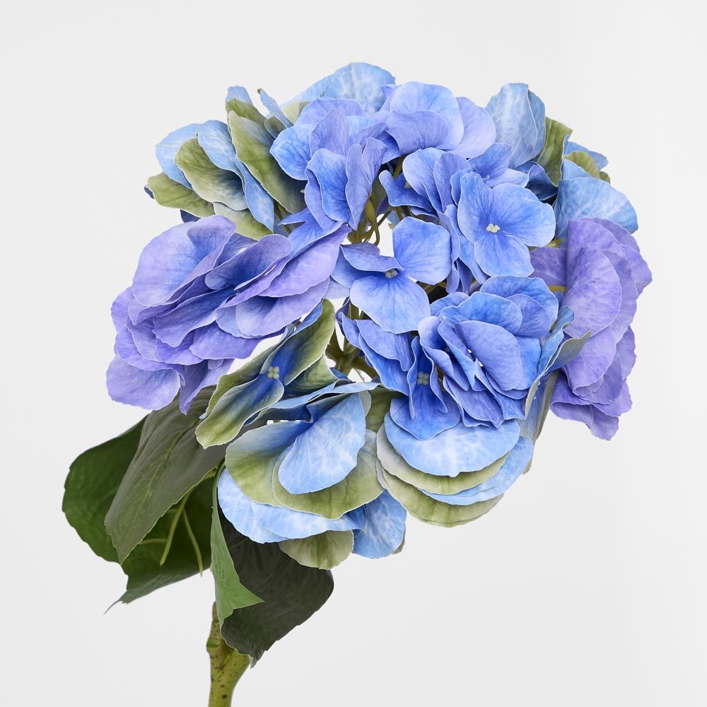 Real Touch Hydrangea 64Cm Blue