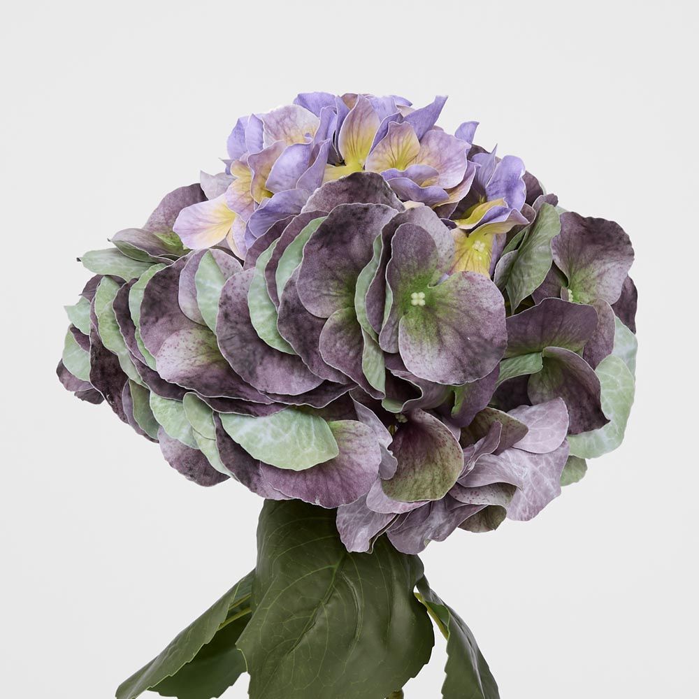 Real Touch Hydrangea 64Cm Purple