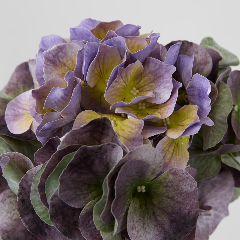 Real Touch Hydrangea 64Cm Purple