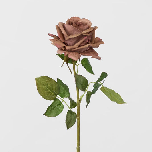 Real Touch Rose Stem Brown