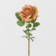 Real Touch Rose Stem Light Brown