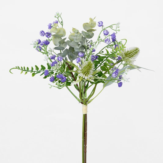 Baby'S Breath Bouquet Purple