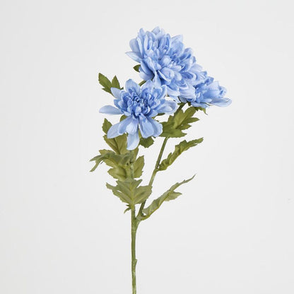 Chrysanthemum Spray X 3 Blue