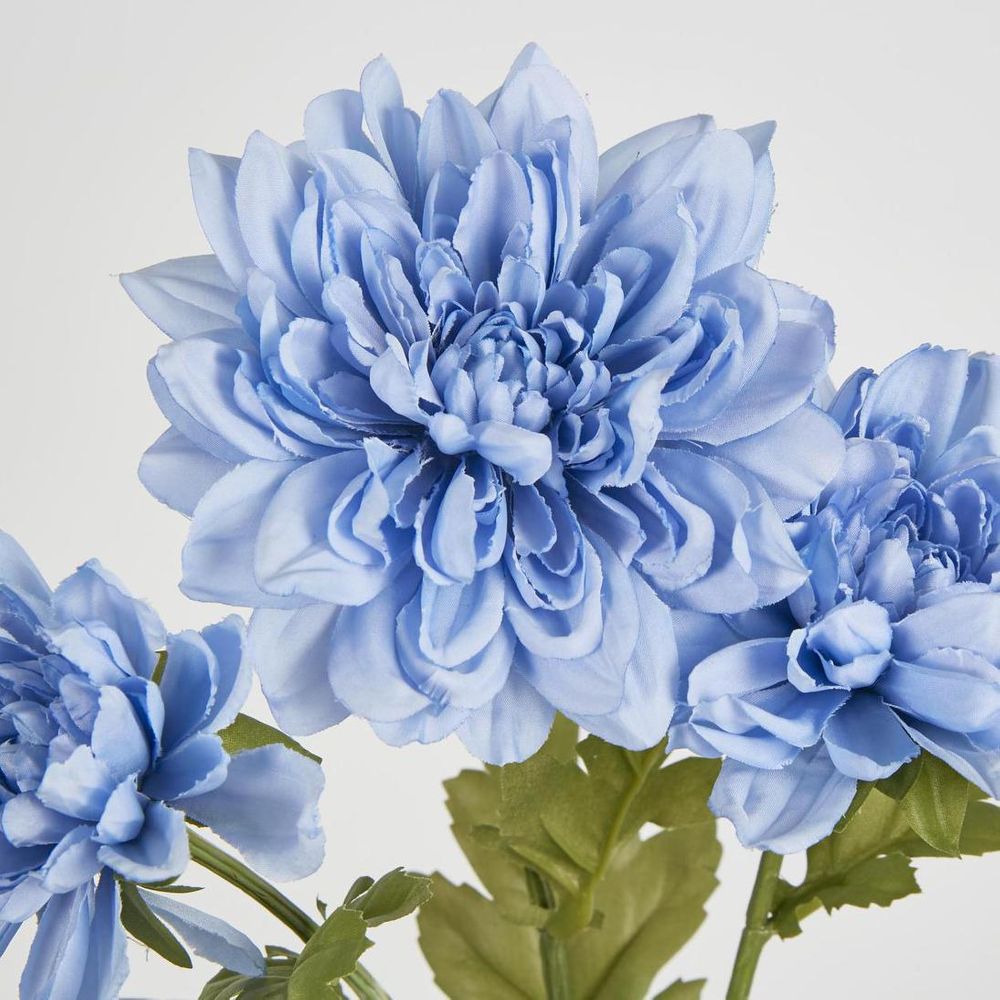 Chrysanthemum Spray X 3 Blue
