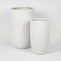 Alicia Planter Set Of 2 White