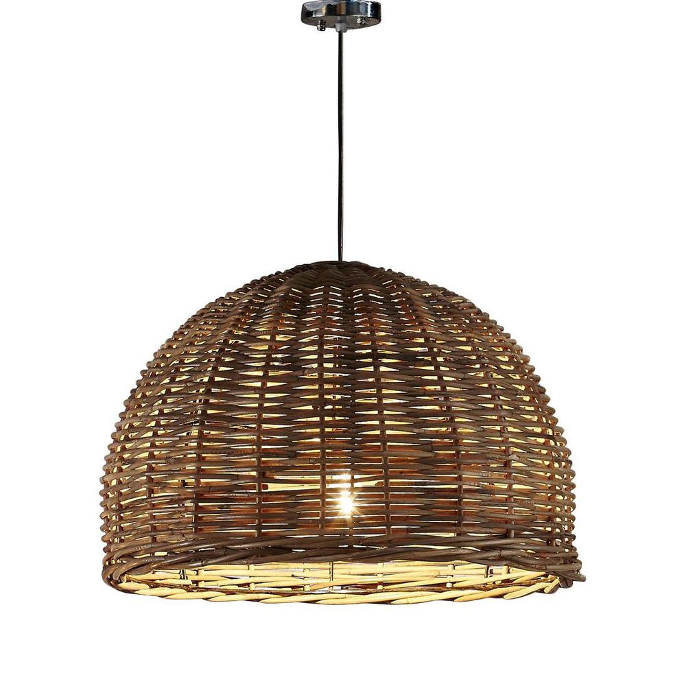 Rattan Ceiling Pendant Large Natural