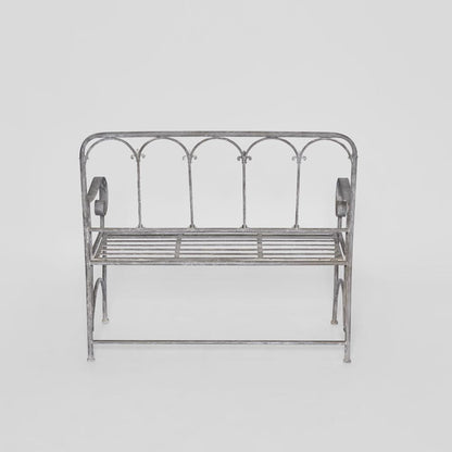 Fleur De Lys Garden Bench -Outdoor