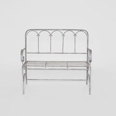Fleur De Lys Garden Bench -Outdoor