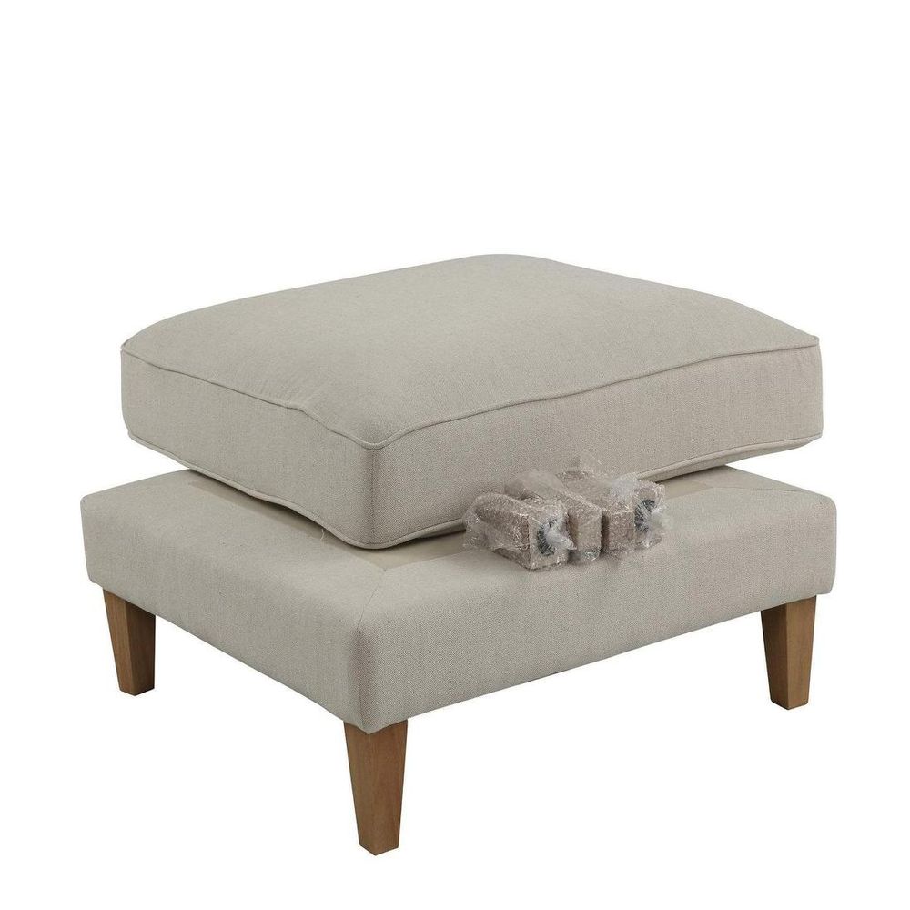 Bondi Hamptons Ottoman Beige