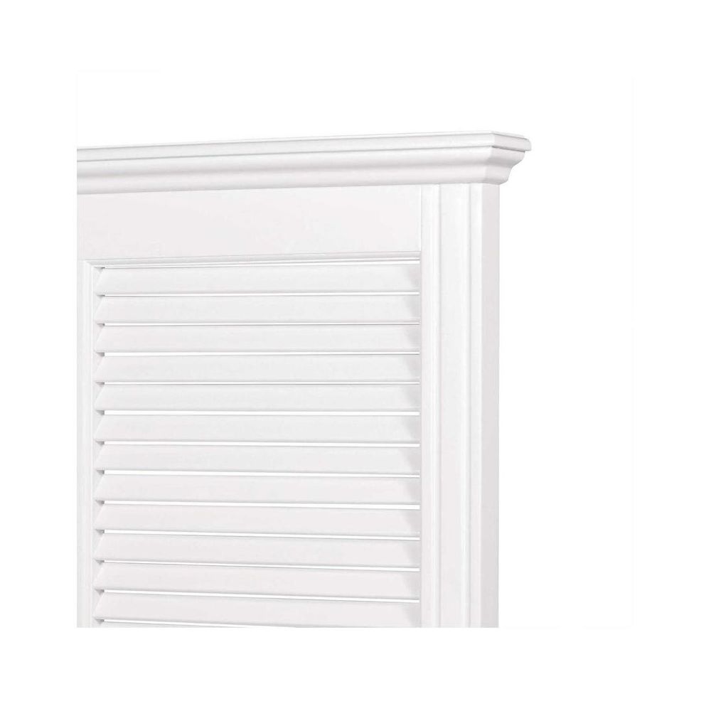 West Beach Hamptons Bedhead W/ Shutters Queen