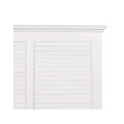 West Beach Hamptons Bedhead W/ Shutters Queen