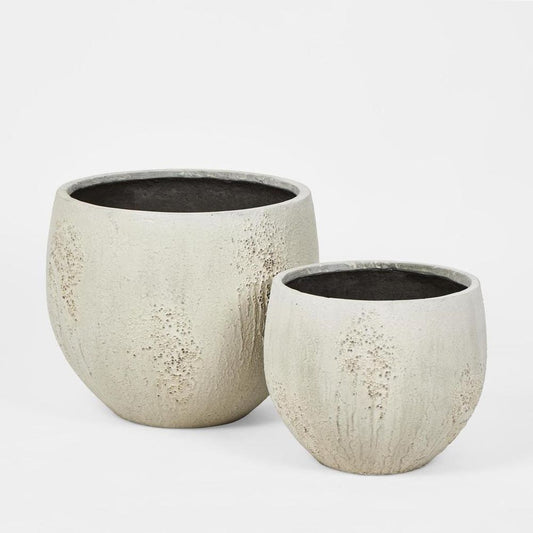 Oyster Planter Lge Chalk