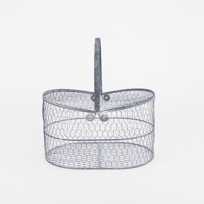 Basket With Flip Lids