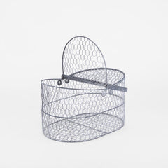 Basket With Flip Lids