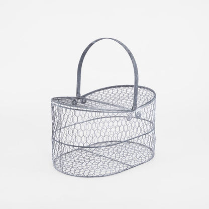 Basket With Flip Lids