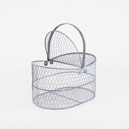 Basket With Flip Lids