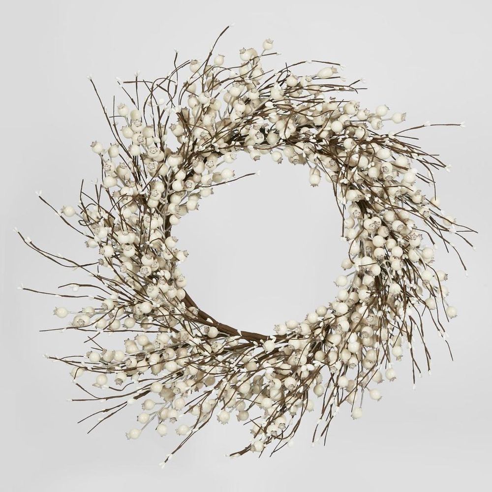 White Berry Wreath