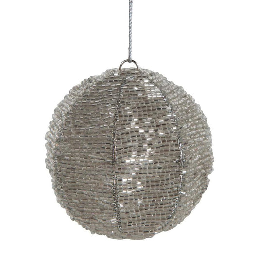 Bisoir Beaded Bauble Silver