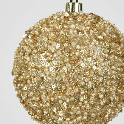 Gold Crush Bauble Med（4 件套）