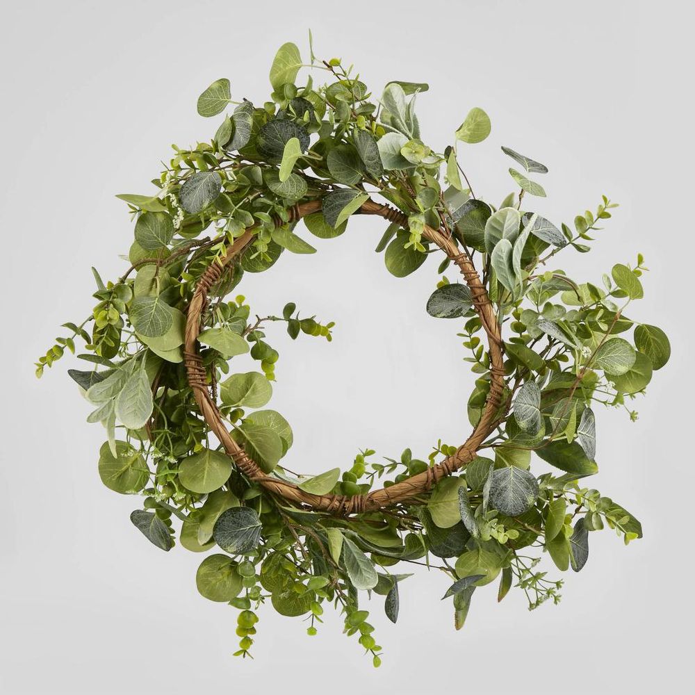 Eucalyptus Gypsophila Wreath