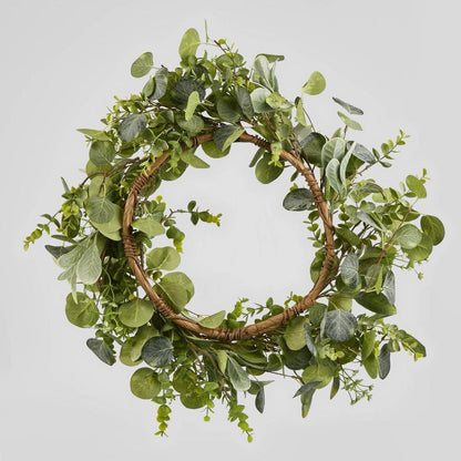 Eucalyptus Gypsophila Wreath
