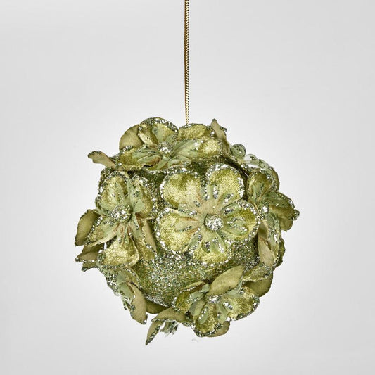 绣球花吊球装饰 绿色