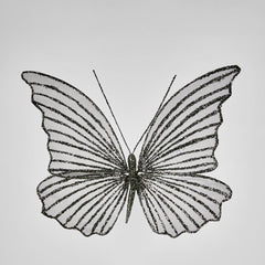 Sera Clip On Butterfly Black Sml