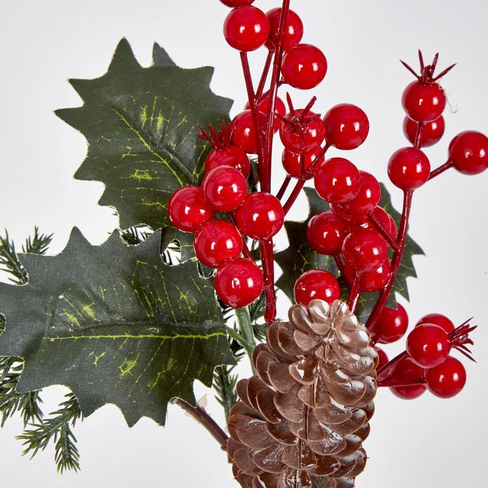 Pine Berry Pick 28Cm