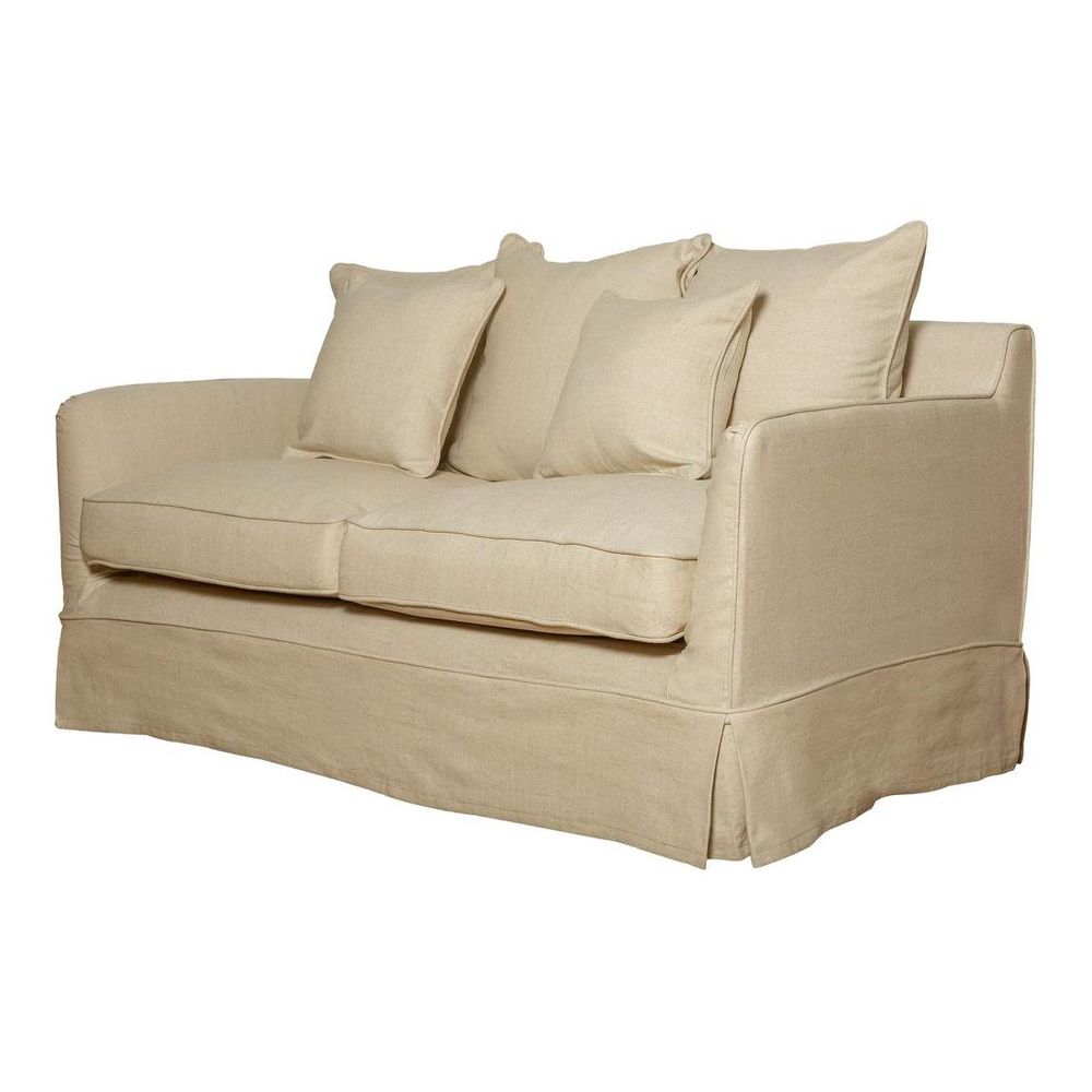 Noosa Hamptons 2 Seat Sofa Beige