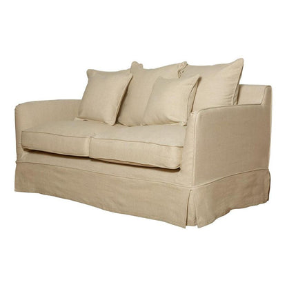 Noosa Hamptons 2 Seat Sofa Beige