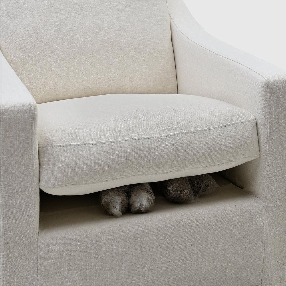 Clovelly Hamptons Armchair Ivory