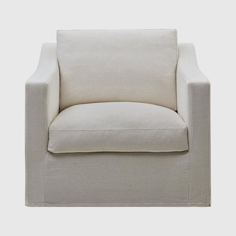 Clovelly Hamptons Armchair Ivory
