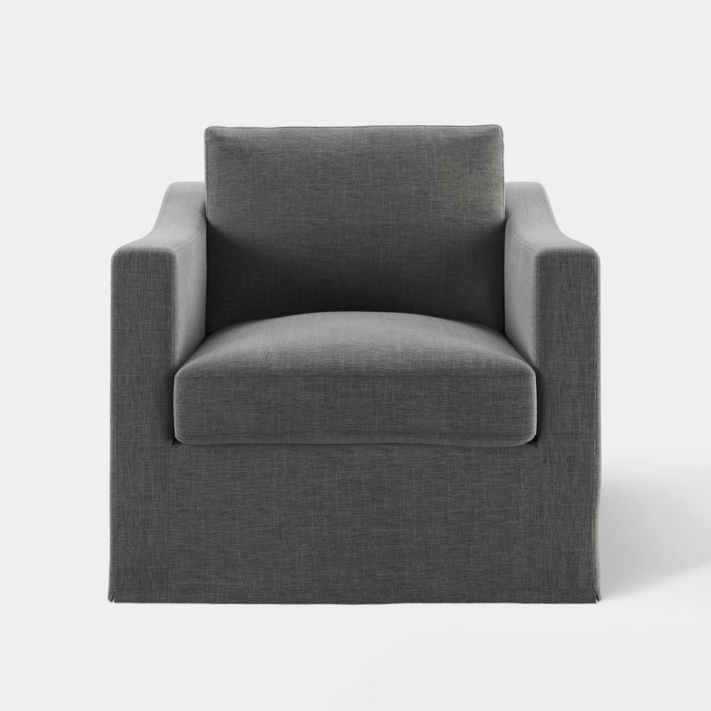 Clovelly Hamptons Armchair Storm