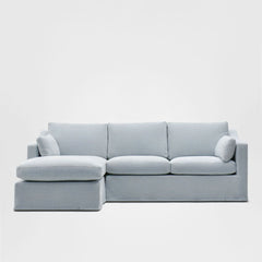 Clovelly 3 Seater Left Chaise Sofa Beach