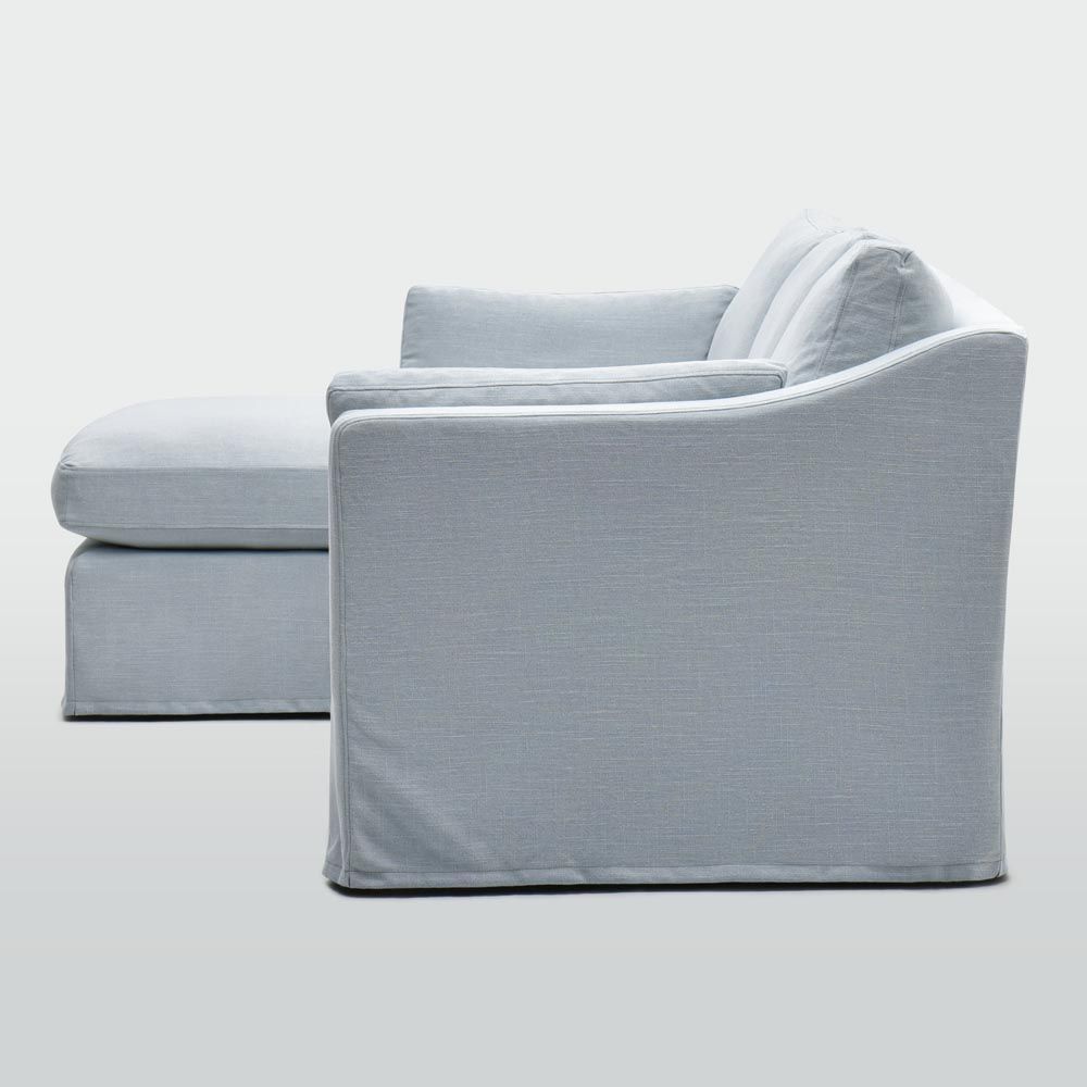 Clovelly 3 Seater Left Chaise Sofa Beach