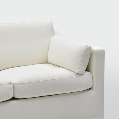 Clovelly 3 Seater Left Chaise Sofa Ivory