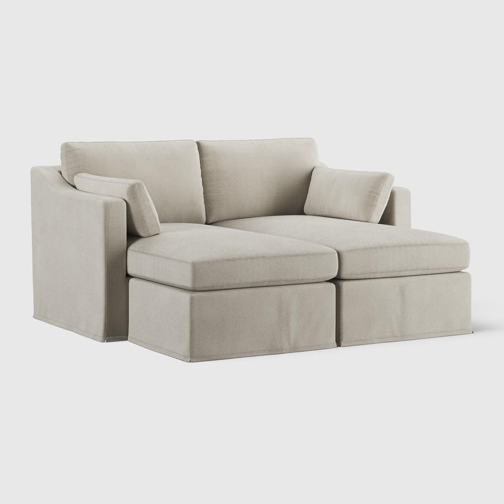 Clovelly Double Chaise Daybed Natural