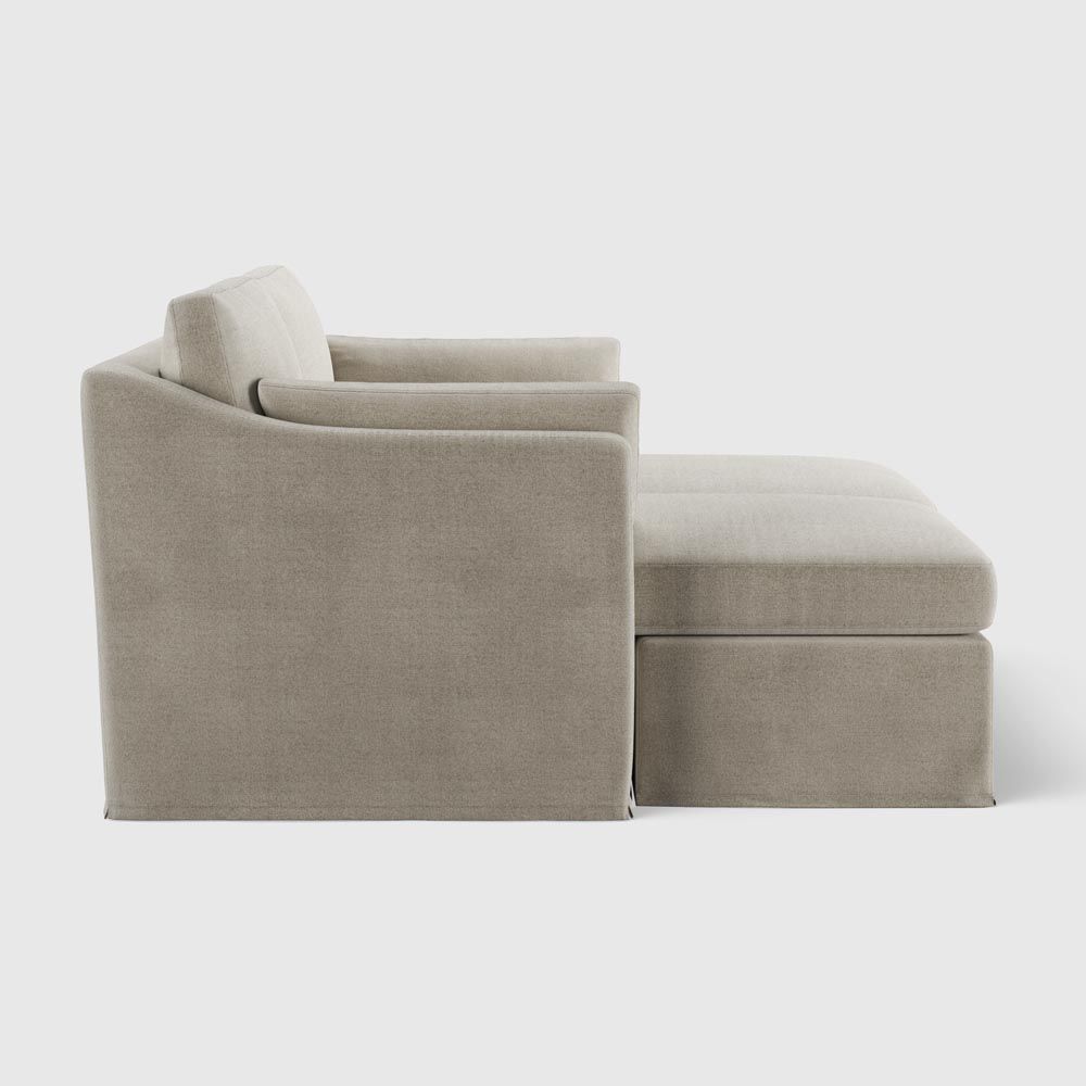 Clovelly Double Chaise Daybed Natural