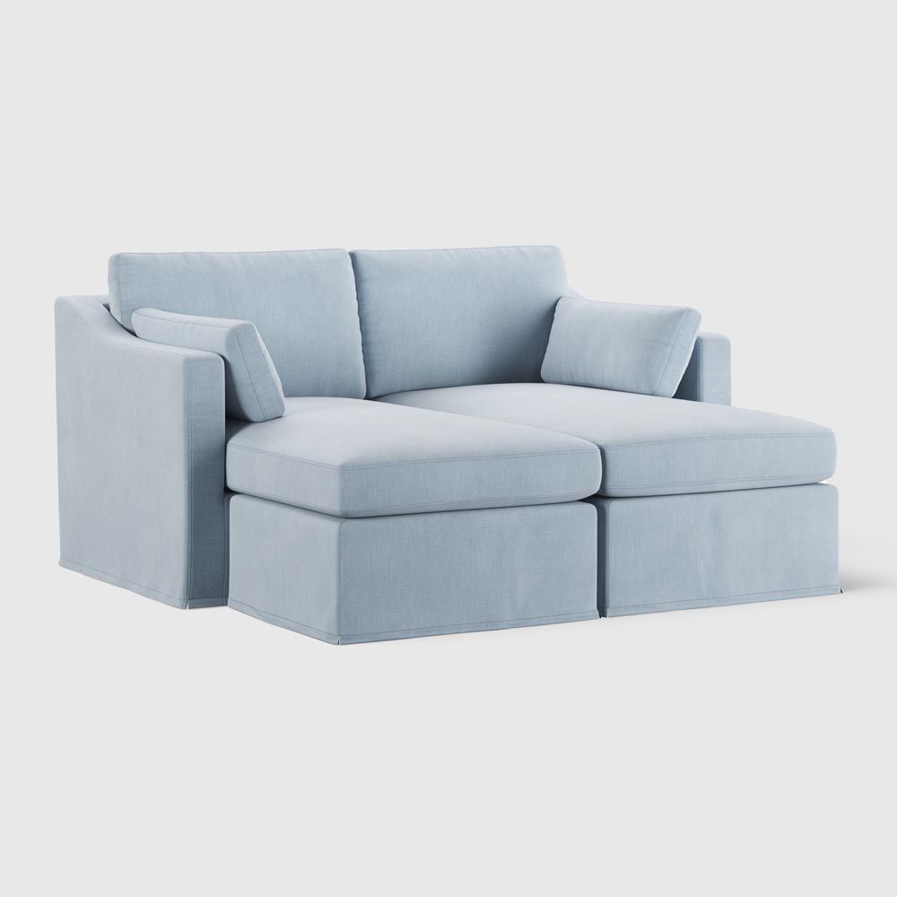 Clovelly Double Chaise Daybed Beach