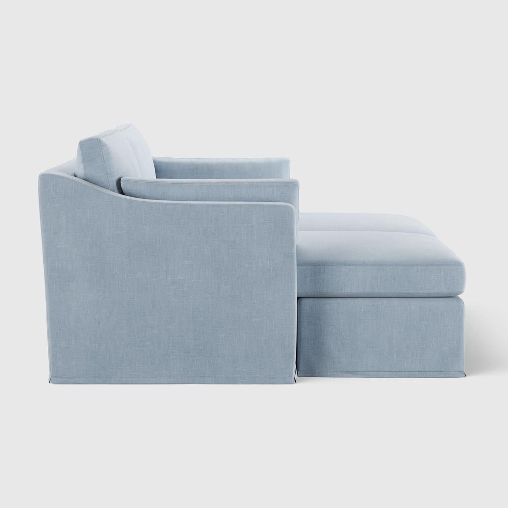 Clovelly Double Chaise Daybed Beach